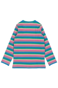 New Polly Rib Bluse - MULTI Bluser