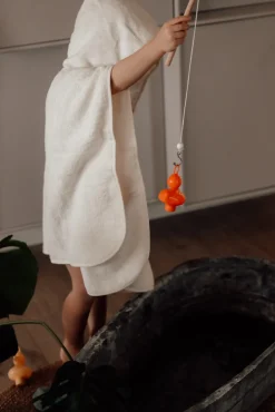 Online Poncho - Vanilla Cream - Oeko-Tex Børn Badeslag & Ponchoer