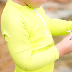 Outlet Premium Rash Badebluse - LIME Badeshorts & Bluser