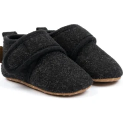 Outlet Prewalker Filt - DARK GREY MELANGE Hjemmesko