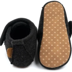 Outlet Prewalker Filt - DARK GREY MELANGE Hjemmesko