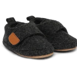 Clearance Prewalker Uld - ANTHRACITE MELANGE Uld Hjemmesko