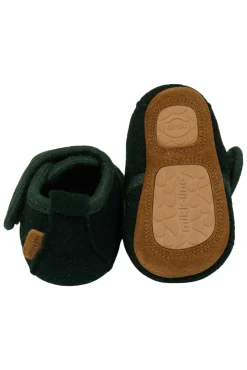 Outlet Prewalker Uld - DARKEST Uld Hjemmesko