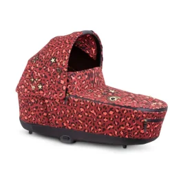 New PRIAM Lux Barnevognskasse - Rockstar Rosenrot Red Liggedele Til Kombivogne