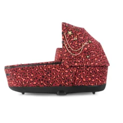 New PRIAM Lux Barnevognskasse - Rockstar Rosenrot Red Liggedele Til Kombivogne