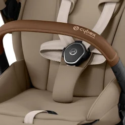 Priam pakke - cozy beige/chrome brown PLUS Kombivognspakker