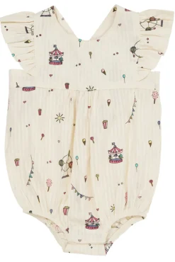 Sale Printet romper m. seler - TIVOLI Bodystocking U. Ærmer