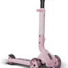 New PUSH foldbart løbehjul m. LED pink Løbehjul & Rulleskøjter