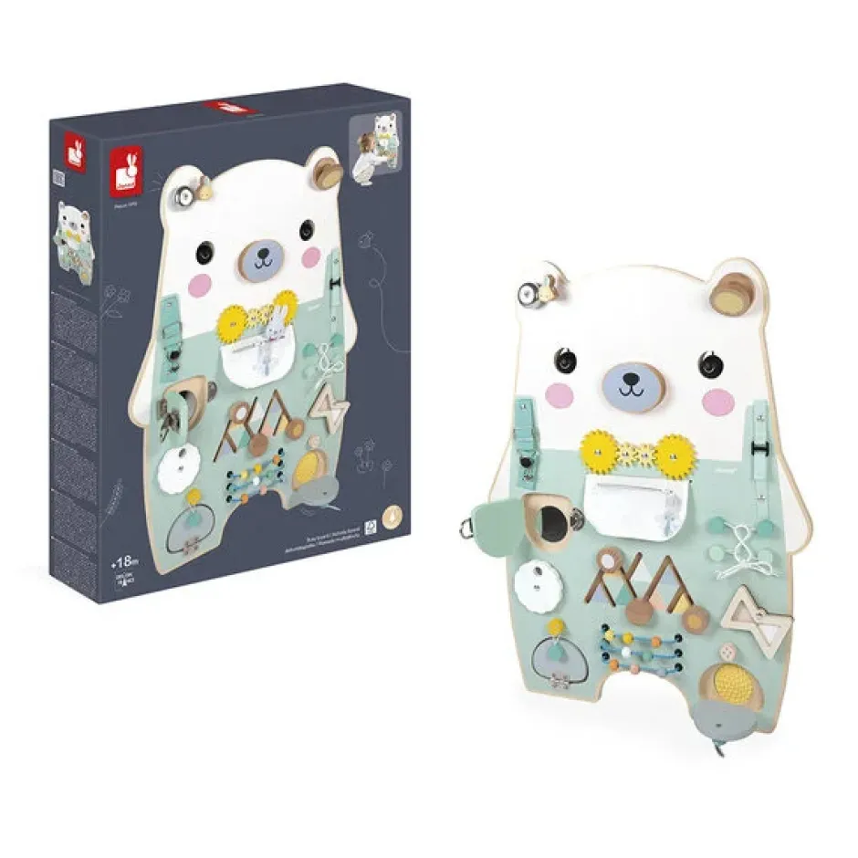 Clearance Pure - Bear Activity Board Aktivitetslegetøj