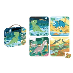 Best Puzzle-Progressive Difficulty Dinosaurs (4in1) Puslespil