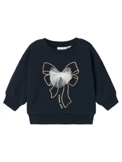 Online Raxa langærmet sweat - DARK SAPPHIRE Juletøj|Cardigans, Veste & Trøjer