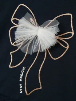 Online Raxa langærmet sweat - DARK SAPPHIRE Juletøj|Cardigans, Veste & Trøjer