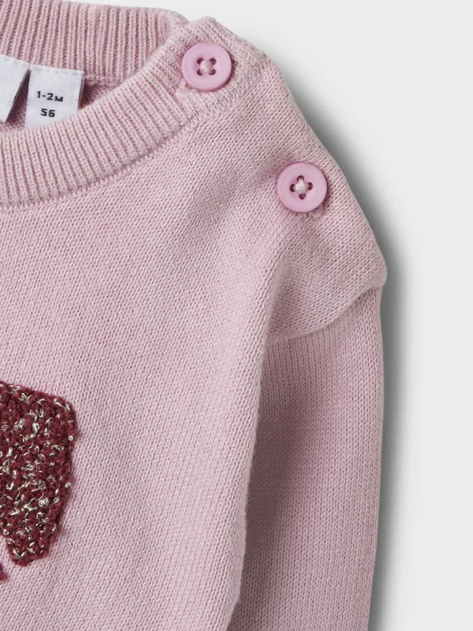 Sale Rebow Striktrøje - Keepsake Lilac Juletøj|Cardigans, Veste & Trøjer