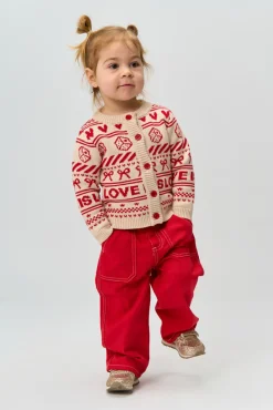 Online Regina Jacquard Cardigan - GARDENIA Cardigans, Veste & Trøjer