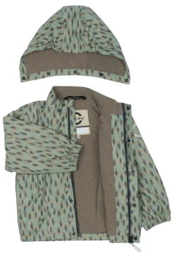 Outlet Regnsæt m. Fleece - Iceberg green Regntøj