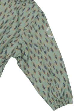 Outlet Regnsæt m. Fleece - Iceberg green Regntøj