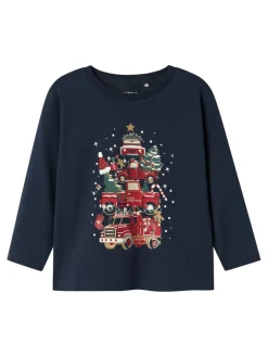 Discount Rejulli Trøje - Navy Blazer Juletøj|Cardigans, Veste & Trøjer