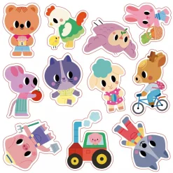 Sale Repositionable Thick Stickers Kreasæt