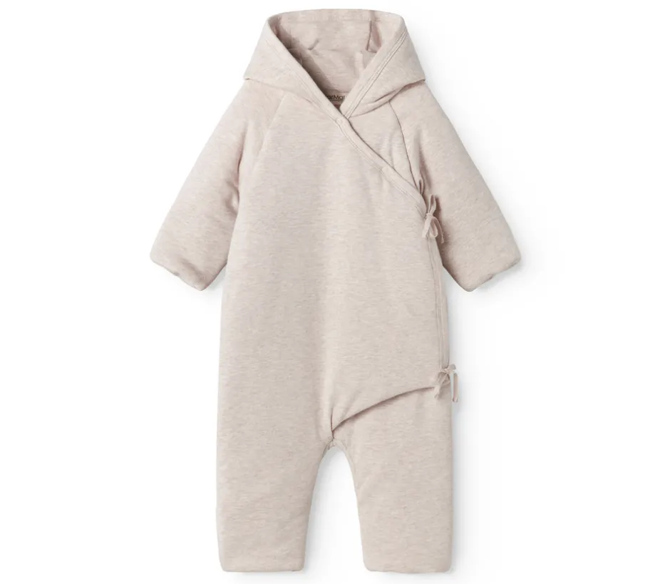 Hot Rex - Vatteret Baby Heldragt - Light beige melange Køredragter