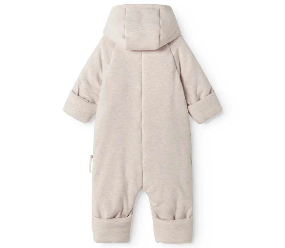 Hot Rex - Vatteret Baby Heldragt - Light beige melange Køredragter