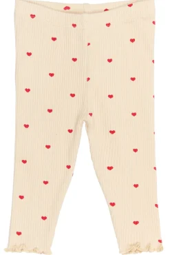 Hot Rhea Rib Leggings - GARDENIA Leggings