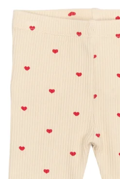 Hot Rhea Rib Leggings - GARDENIA Leggings