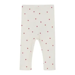 Sale Rib Leggings - med hjerteprint Leggings