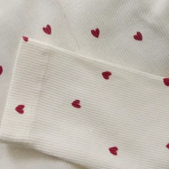 Sale Rib Leggings - med hjerteprint Leggings