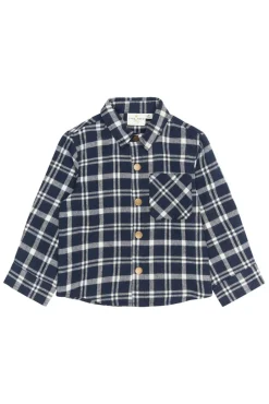 Clearance Riggs Flannel Skjorte - NAVYBLAZER Skjorter