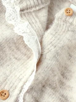 Clearance Rikimmi Strikket Cardigan - Peyote Melange Juletøj|Cardigans, Veste & Trøjer