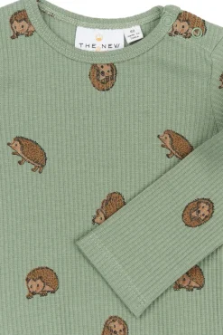 Discount River Rib Body Langærmet - LILY PAD Bodystocking Langærmet