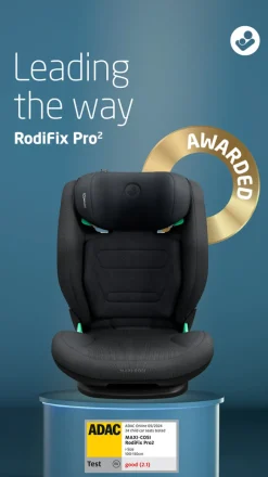 Sale RodiFix Pro2 i-Size - Authentic Black Autostole 100-150 Cm (4-12 År)