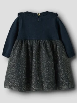 Online Rolia Strikket Kjole - Navy Blazer Juletøj|Kjoler