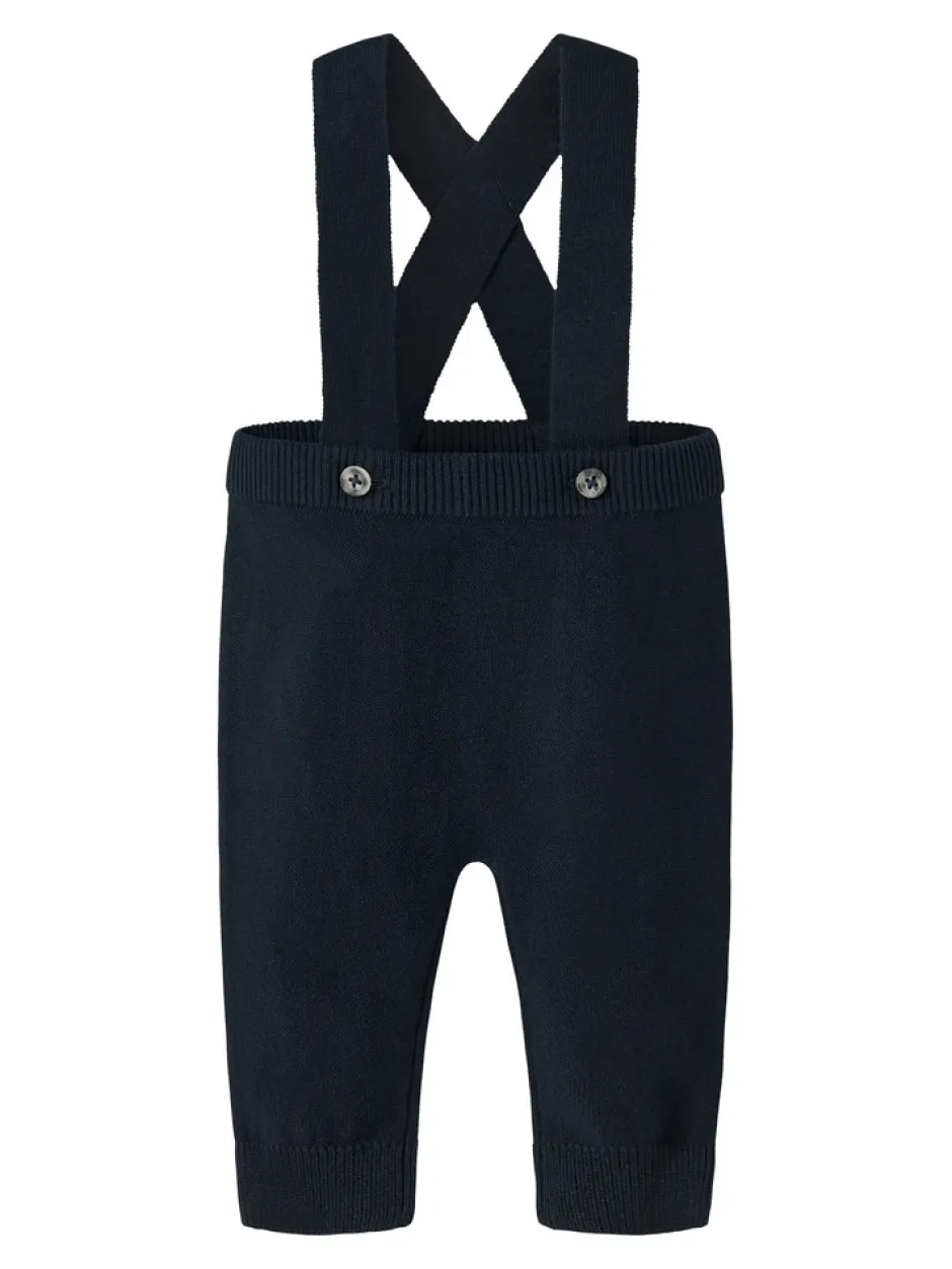 Discount Roman Strikket Smækbukser - Navy Blazer Juletøj|Smækbukser & Buksedragter