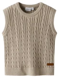 Best Roman Strikket Vest - Island Fossil Juletøj|Cardigans, Veste & Trøjer