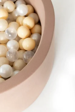 Discount Rundt Boldbassin med 200 bolde- Cafe Latte Boldbassiner & Tilbehør