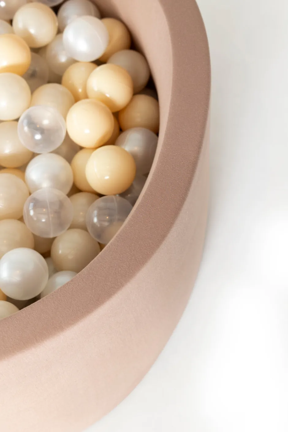 Discount Rundt Boldbassin med 200 bolde- Cafe Latte Boldbassiner & Tilbehør