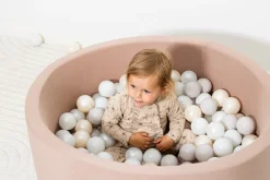 Discount Rundt Boldbassin med 200 bolde- Cafe Latte Boldbassiner & Tilbehør