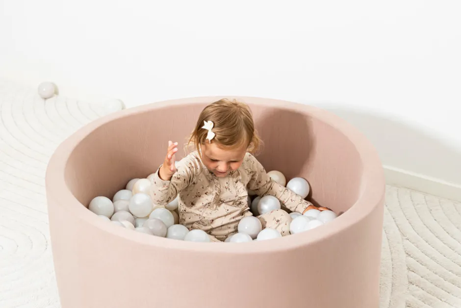 Discount Rundt Boldbassin med 200 bolde- Cafe Latte Boldbassiner & Tilbehør