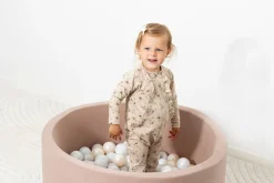 Discount Rundt Boldbassin med 200 bolde- Cafe Latte Boldbassiner & Tilbehør