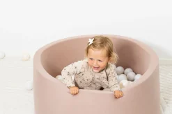 Discount Rundt Boldbassin med 200 bolde- Cafe Latte Boldbassiner & Tilbehør