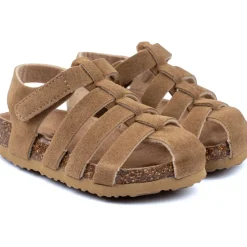 New Sandal Ruskind - COGNAC Sandaler Med Lukket Tå