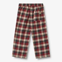 Outlet Sasha Trousers - Red Blue Check Bukser