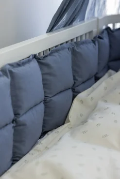 Sengerand, kapok, forest lake blue Børn Sengerande