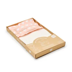 Clearance Sengetøj til luksus dukkevogn koral Dukketilbehør