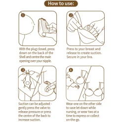 Discount Shell Silikone Brystpumpe 75ml Brystpumper