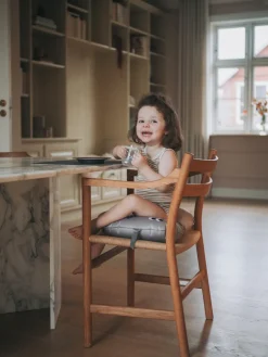 Siddepude - dino brun Børn Tilbehør Til Højstole