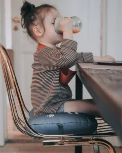 Sale Siddepude - hav støvet blå Børn Tilbehør Til Højstole