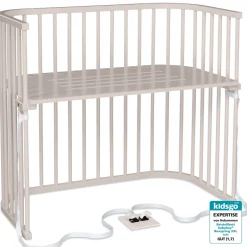 Clearance Side by side seng, Boxspring XXL - beige Børn Side By Side Senge