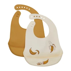 Outlet Silicon Hagesmæk (2-Pak) - 341 Harvest Gold Hagesmække